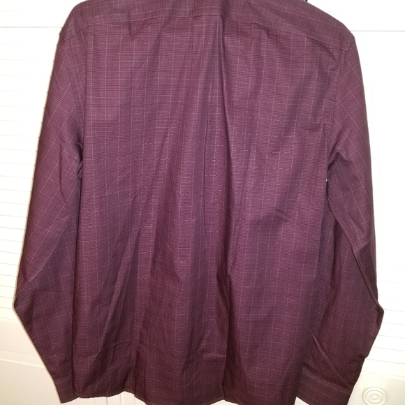 Michael Kors Men's Chaney Slim Plaid Sport Shirt - Picture 7 of 7